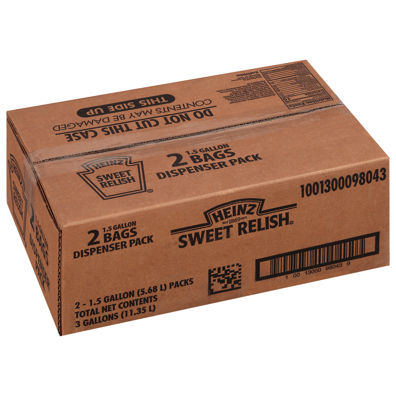 HEINZ Sweet Relish Dispenser Pack 1.5 gal. 2 Per Case