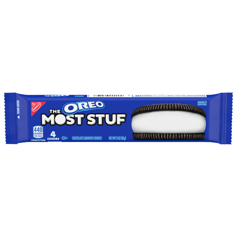 Oreo Cookies Single Serve The Most Stuf Z 3 Ounce Size - 48 Per Case.
