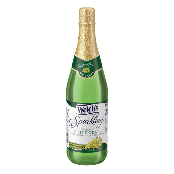 Welch's Sparkling Juice Cocktail White Grape 25.4 Fluid Ounce - 12 Per Case.