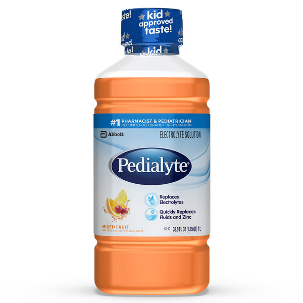 Pedialyte Mixed Fruit Bottle 33.8 Fluid Ounce - 8 Per Case.