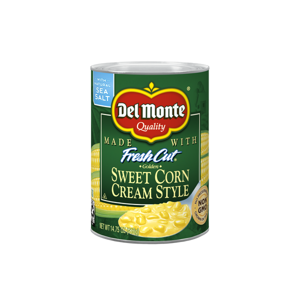 Del Monte® Fresh Cut® Golden Sweet Creamstyle Corn Can 14.75 Ounce Size - 24 Per Case.