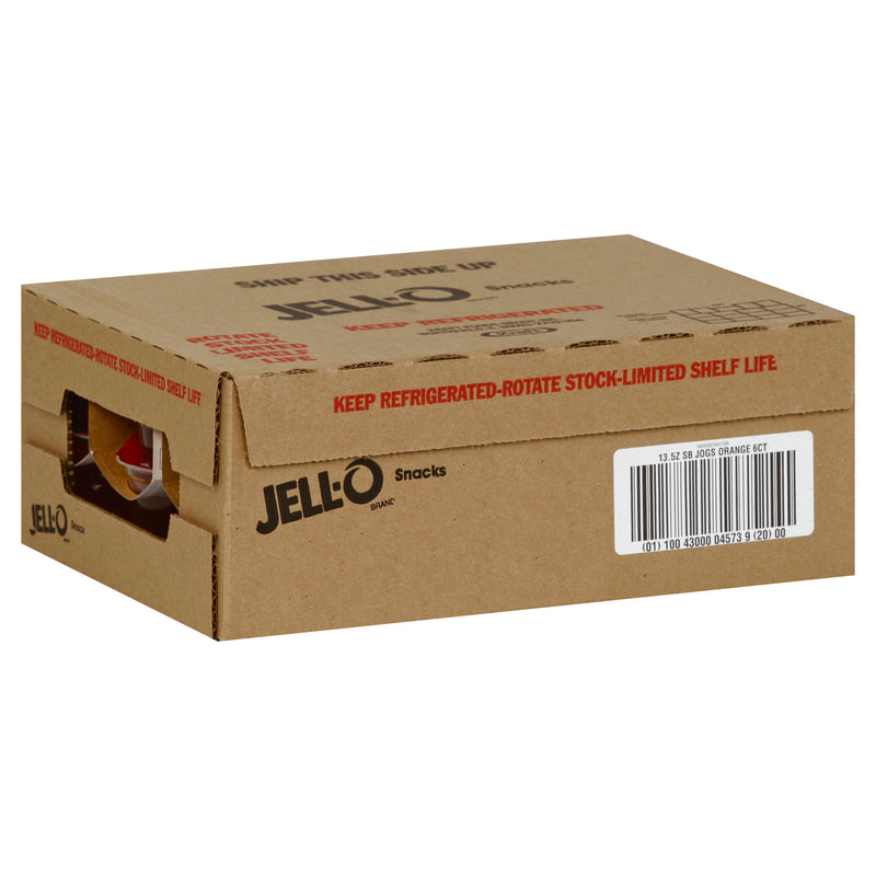 Jell-O Ready To Eat Orange Gelatin, 13.5 Ounce Size - 6 Per Case.