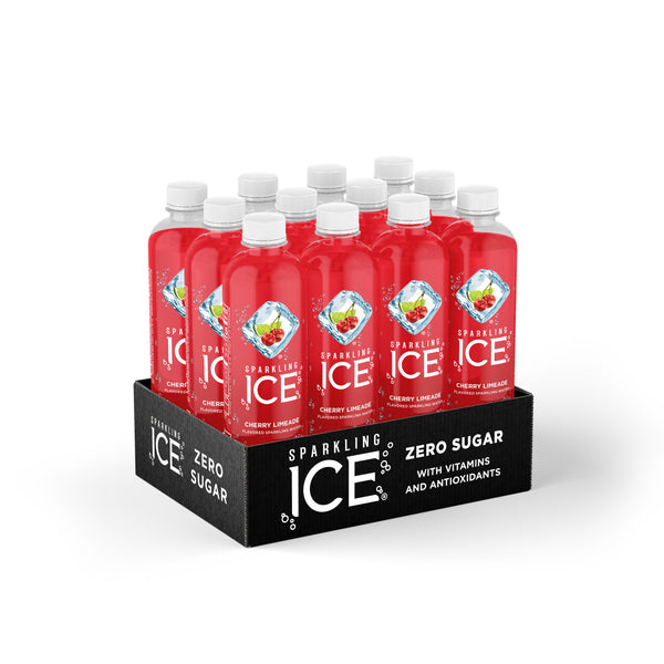 Sparkling Ice Cherry Limeade With Antioxidants And Vitamins Zero Sugar Bottles 17 Fluid Ounce - 12 Per Case.