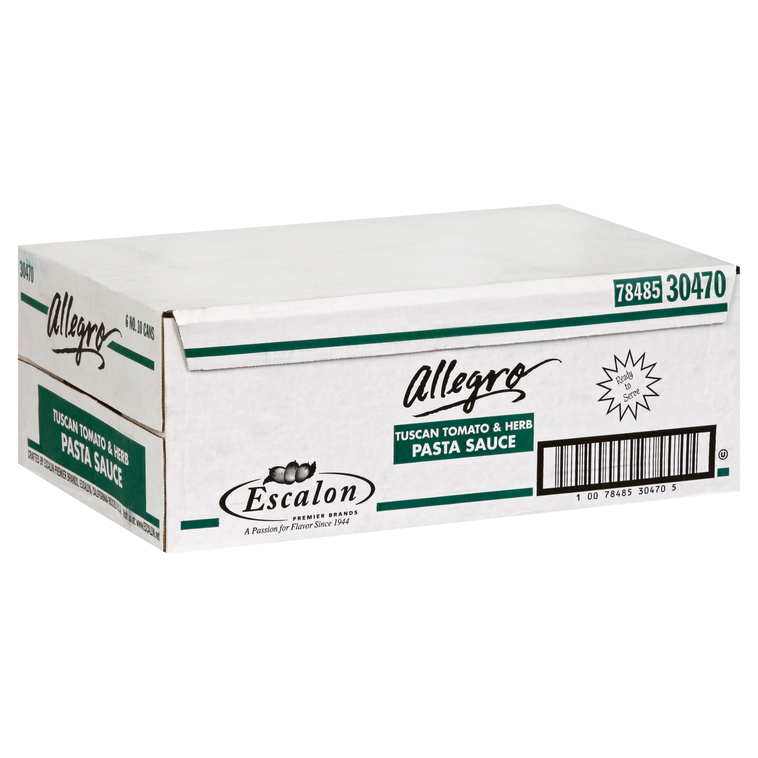 Allegro Tuscan Tomato and Herb Pasta Sauce 105 Ounce Can 6 Per Case