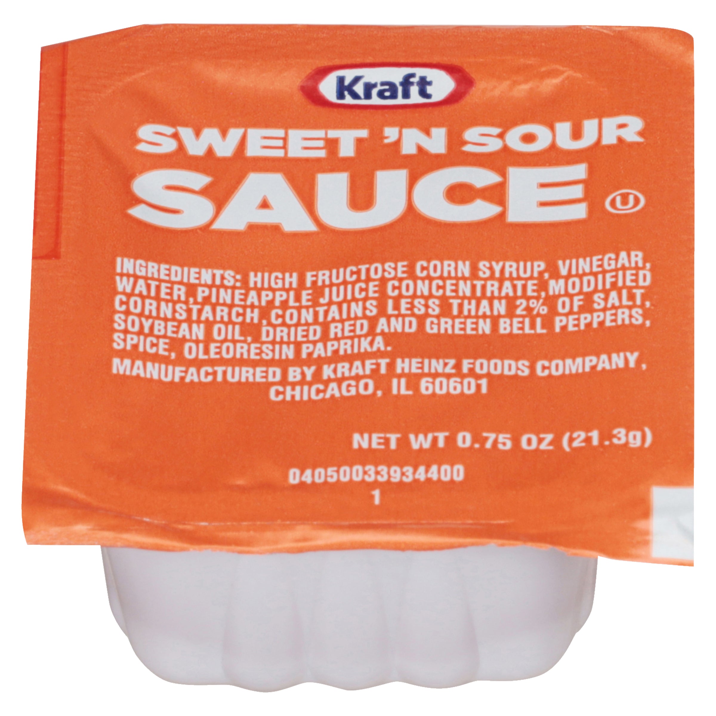 KRAFT Single Serve Sweet n' Sour Sauce 0.75 Ounce Cups 200 Per Case