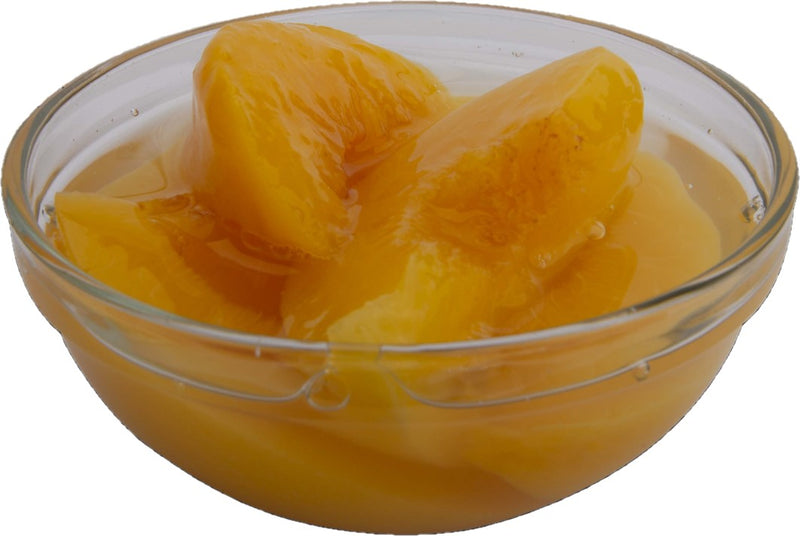 Del Monte® Quality Lite Sliced Peaches Can 105 Ounce Size - 6 Per Case.