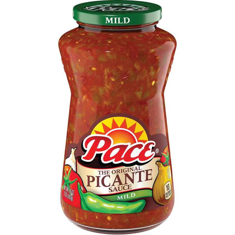 Pace Mild Picante Sauce 16 Ounce Size - 12 Per Case.