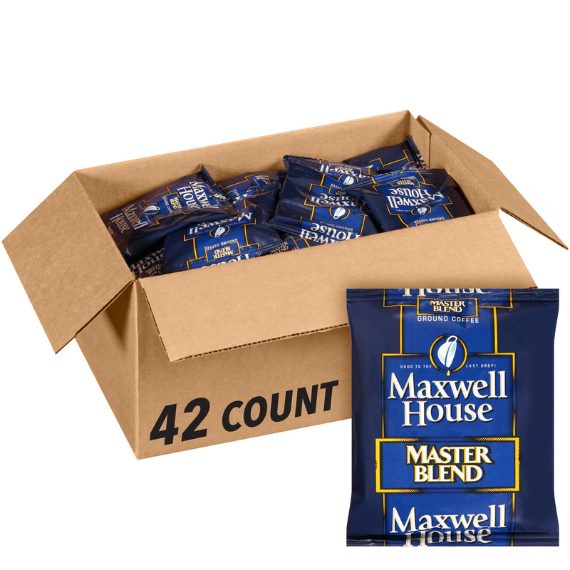 Maxwell House Coffee Master Blend Ground Coffee, 3.281 Pound Each - 1 Per Case.