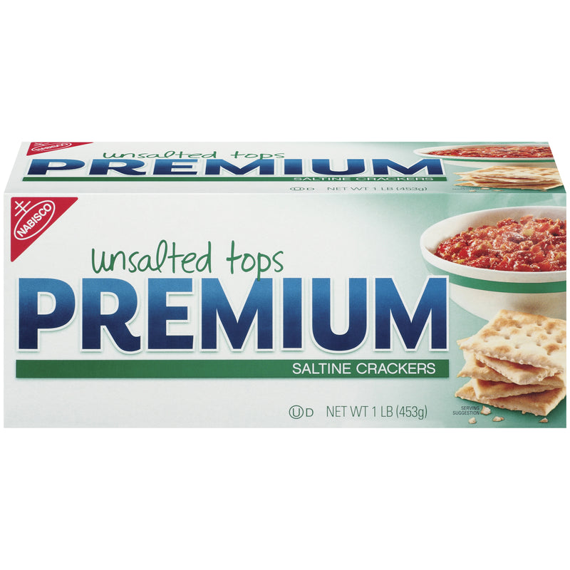 Premium Crackers Unsalted Original Z 16 Ounce Size - 12 Per Case.