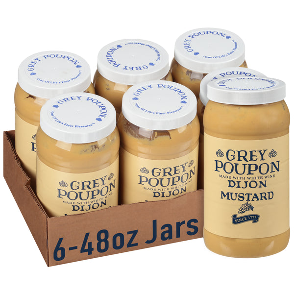 GREY POUPON Dijon Mustard 48 Ounce 6 Per Case