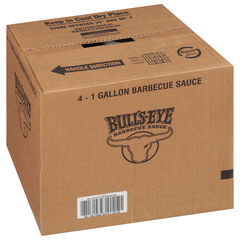 Bull's Eye Honey Smoked BBQ Sauce 1 gal. Jugs - 4 Per Case.