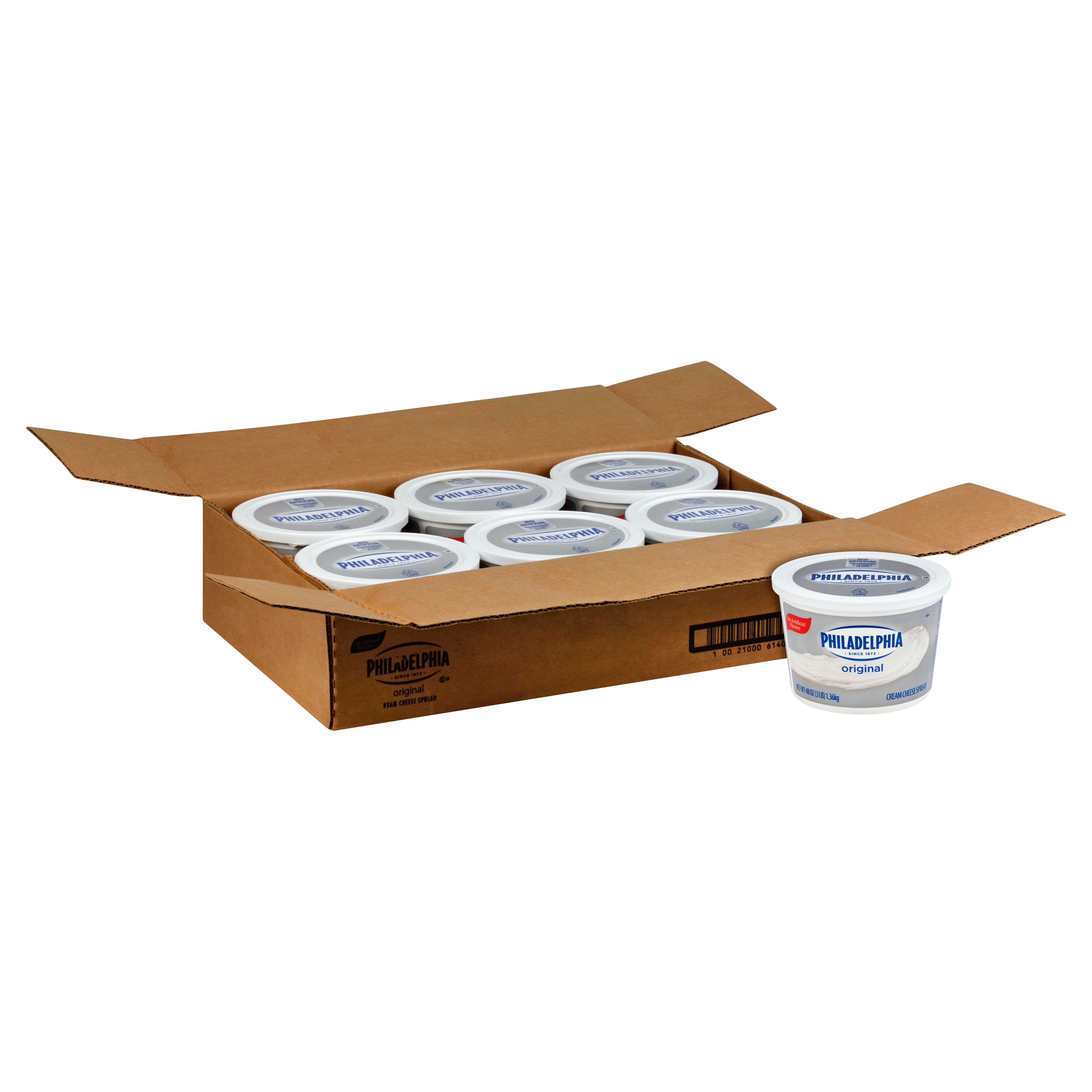 PHILADELPHIA Original Cream Cheese Spread 3 lb. Tub 6 Per Case