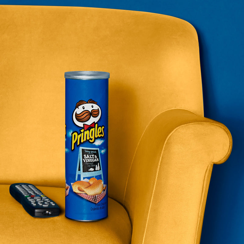 Pringles Crisps Salt & Vinegar5.5 Ounce Size - 14 Per Case.