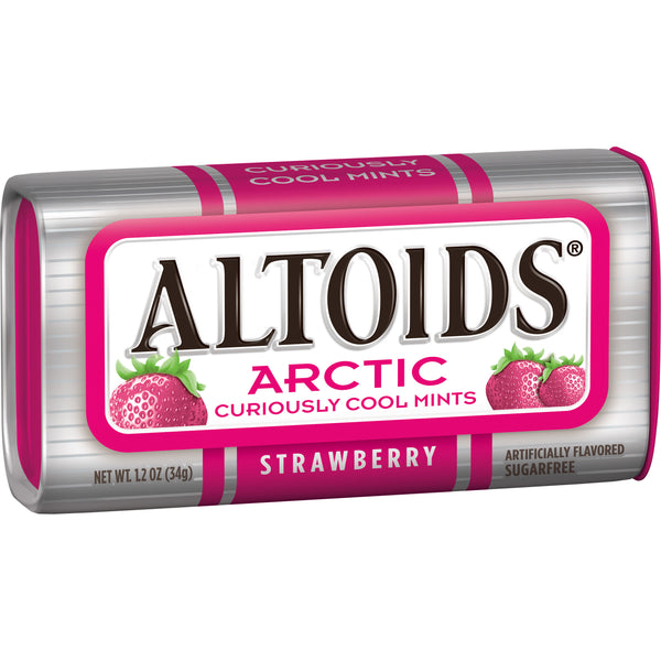 Altoids Arctic Strawberry MintsCs 1.2 Ounce Size - 96 Per Case.