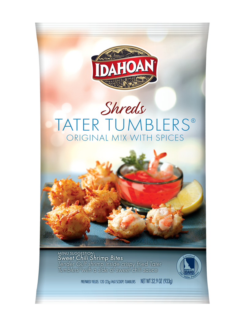 Idahoan® Shreds Tater Tumblers® Originalmix With Spices Hs 32.9 Ounce Size - 4 Per Case.