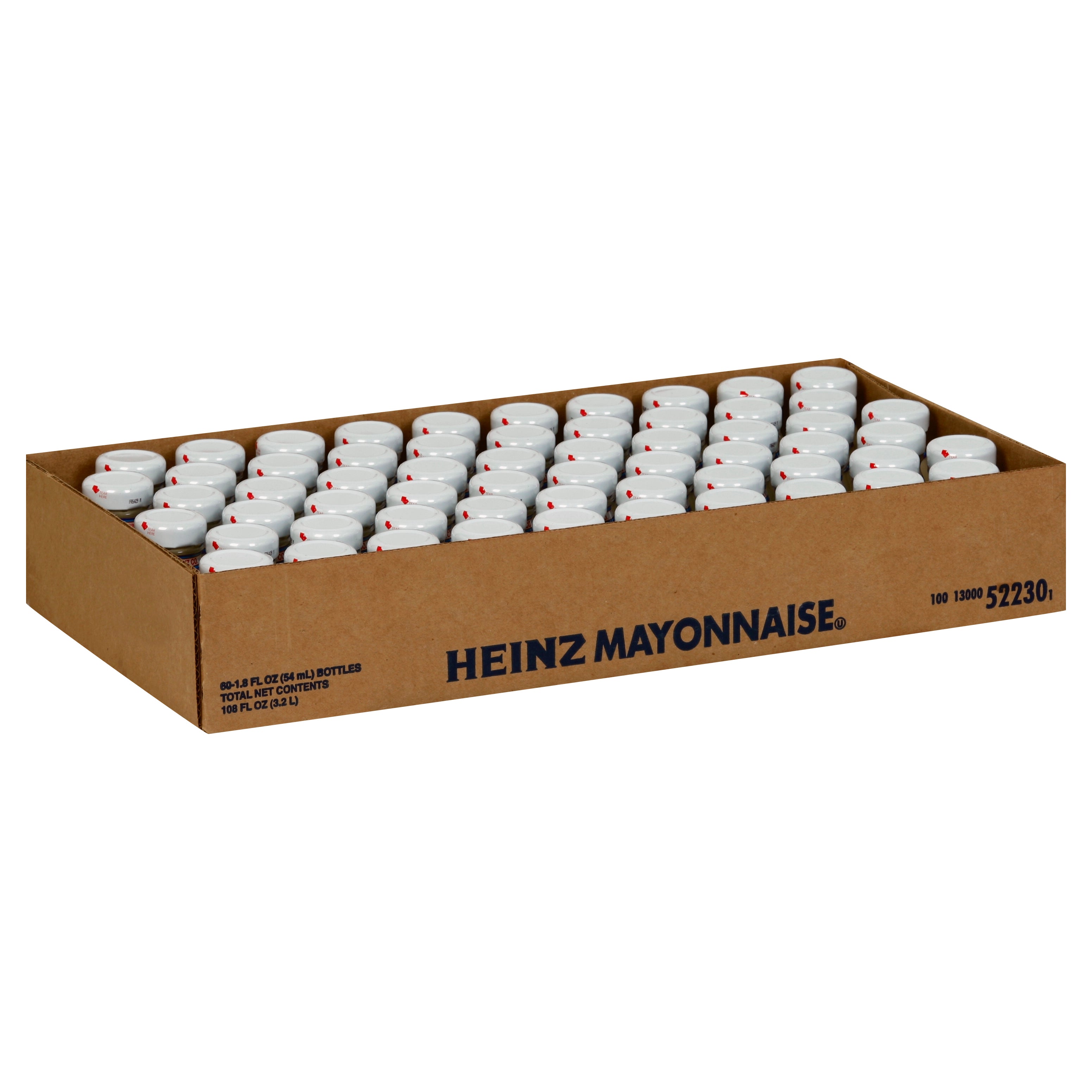 HEINZ Single Serve Mayonnaise 1.8 Ounce Roomservice Bottle 60 Per Case