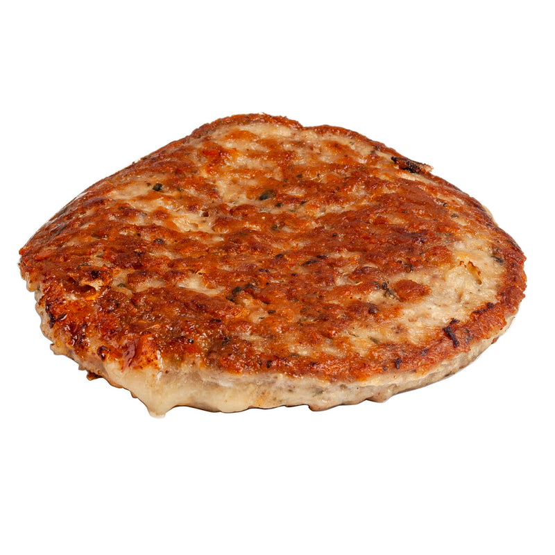 Beef And Pork Patties Pizza Seasoned With Provolone Cheese 4 Ounce Size - 40 Per Case.