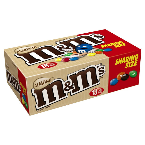 M&m's Almond King Size 2.83 Ounce Size - 108 Per Case.