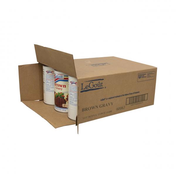 Legout Sauces Gravies Brown Gravy 48 Ounce Size - 12 Per Case.