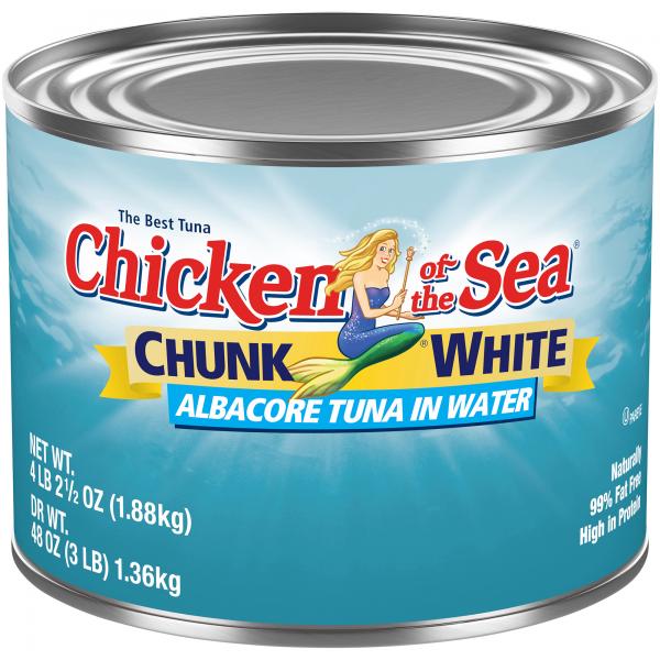 Chicken Of The Sea Chunk Albacore Tuna In Water 66.5 Ounce Size - 6 Per Case.