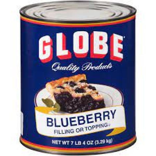Duncan Hines Globe Blueberry Filling 116 Ounce Size - 6 Per Case.