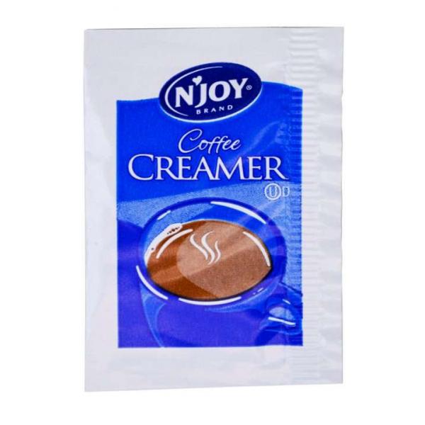 N'joy Creamer Non Dairy 2.5 Grams Each - 5.51 Pound Per Case.