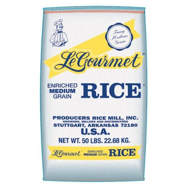 Producers Rice Mill Inc Rice Medium Grain 4% 1-50 Pound Kosher 1-50 Pound