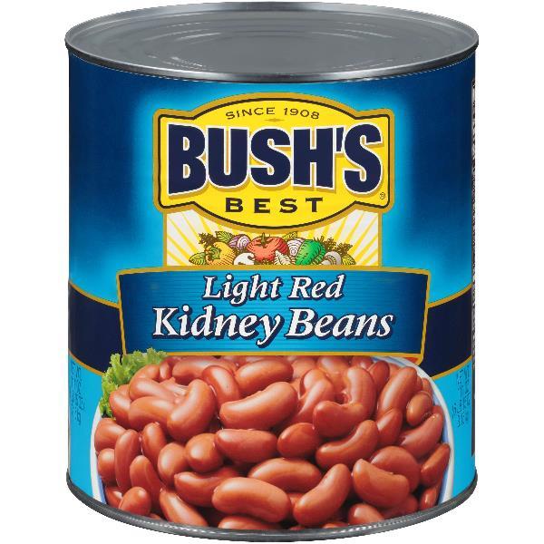 Bush's Light Red Kidney Beans 111 Ounce Size - 6 Per Case.