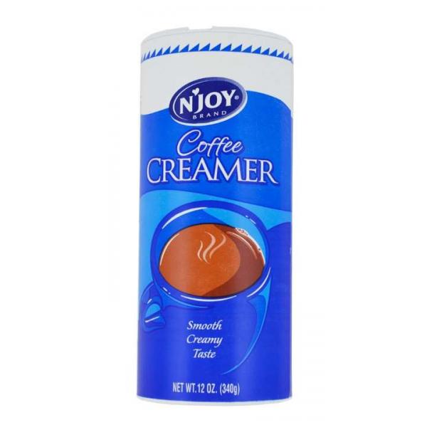 N'joy Creamer Non Dairy Canister 12 Ounce Size - 24 Per Case.