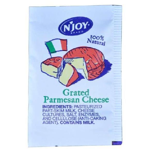 N'joy Cheese Parmesan 3.5 Grams Each - 1.54 Pound Per Case.