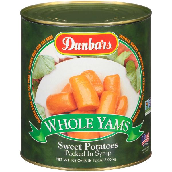 Whl Swt Potato Dunbar Label 1 Each - 6 Per Case.