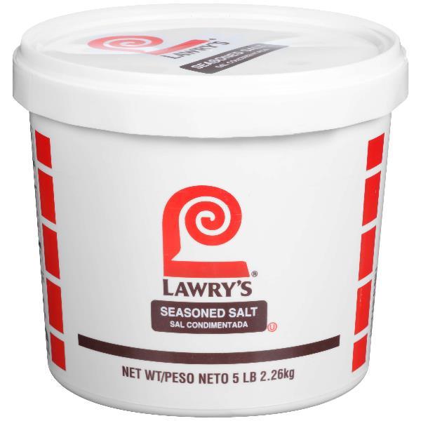 Lawry's Seasoned Salt 5 Pound Each - 4 Per Case.