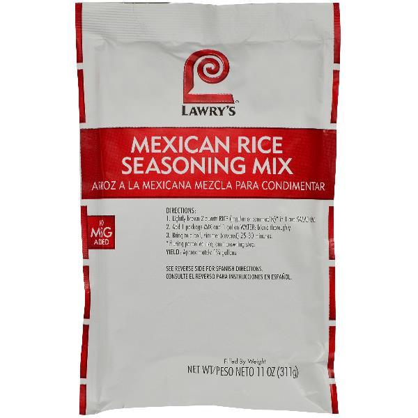 Lawry's Mexican Rice Seasoning Mix 11 Ounce Size - 6 Per Case.