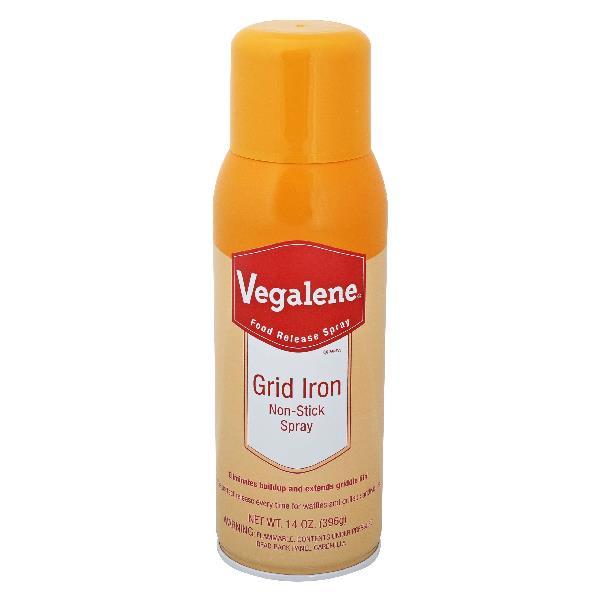 Vegalene Grid Iron Release And Pan Spray Aerosol 14 Ounce Size - 6 Per Case.