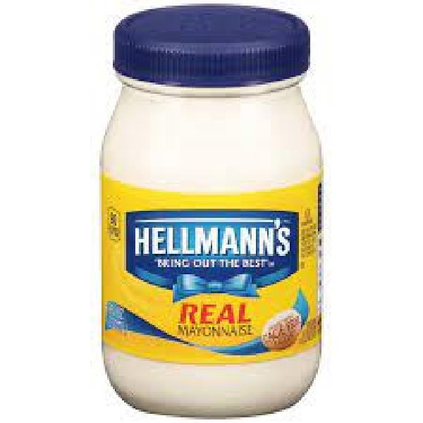 Hellmann's Mayonnaise Real 8 Fluid Ounce - 12 Per Case.