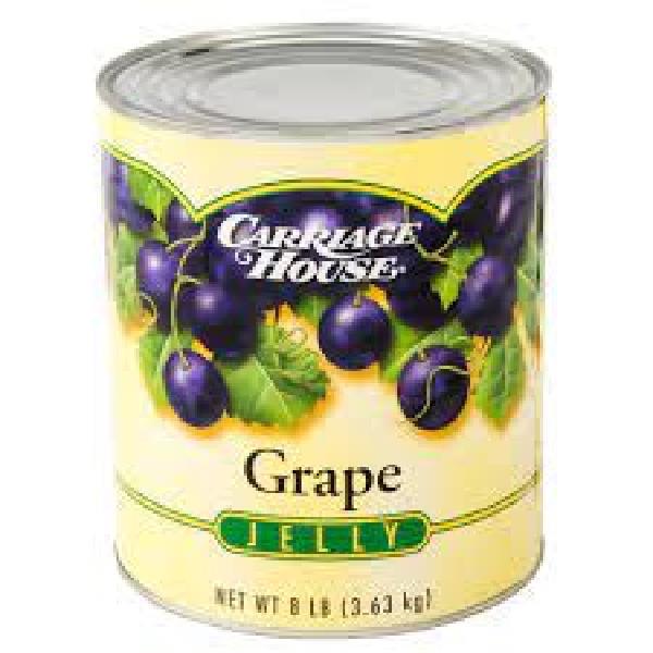 Carriage House Grape Jelly 8 Pound Each - 6 Per Case.