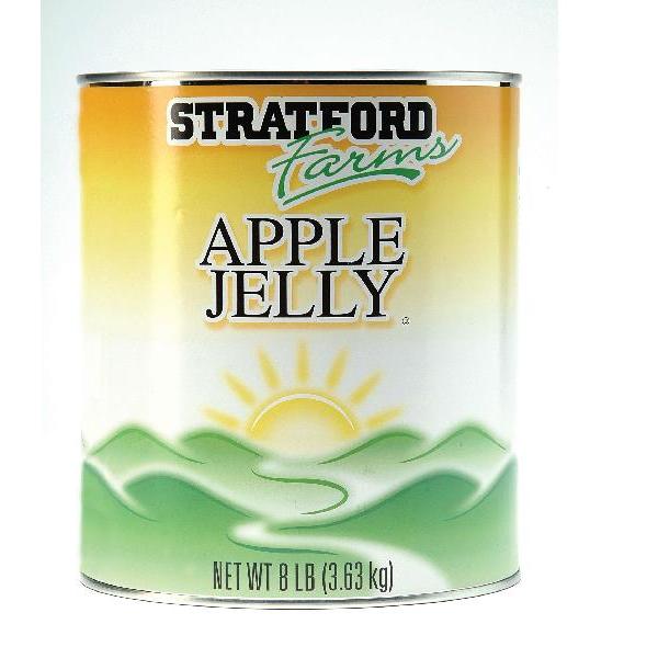 Stratford Farms Apple Jelly 8 Pound Each - 6 Per Case.