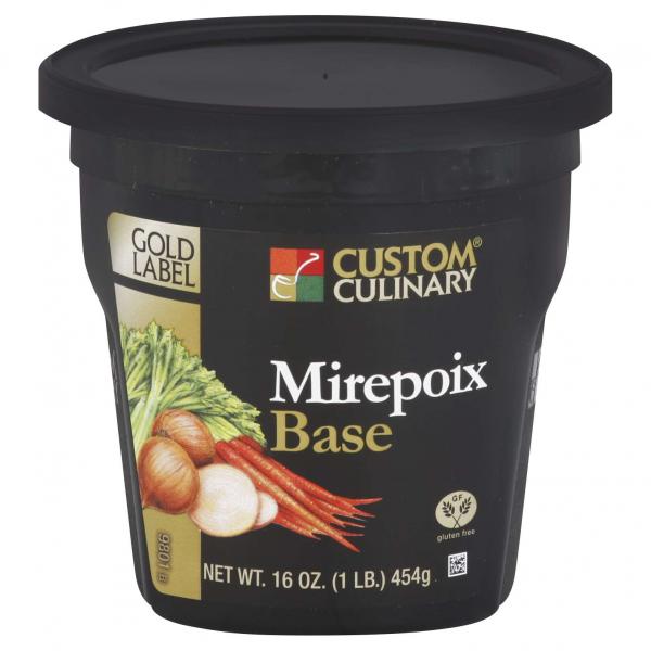 Base Mirepoix Gluten Free Vegan Paste 1 Pound Each - 6 Per Case.