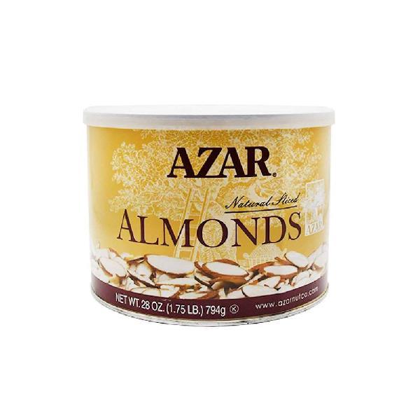 Az Almonds Nat Sliced Can 1.75 Pound Each - 6 Per Case.