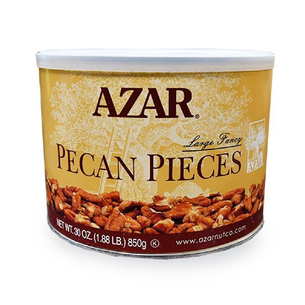 Az Pecan Pieces Lg Can 1.88 Pound Each - 6 Per Case.