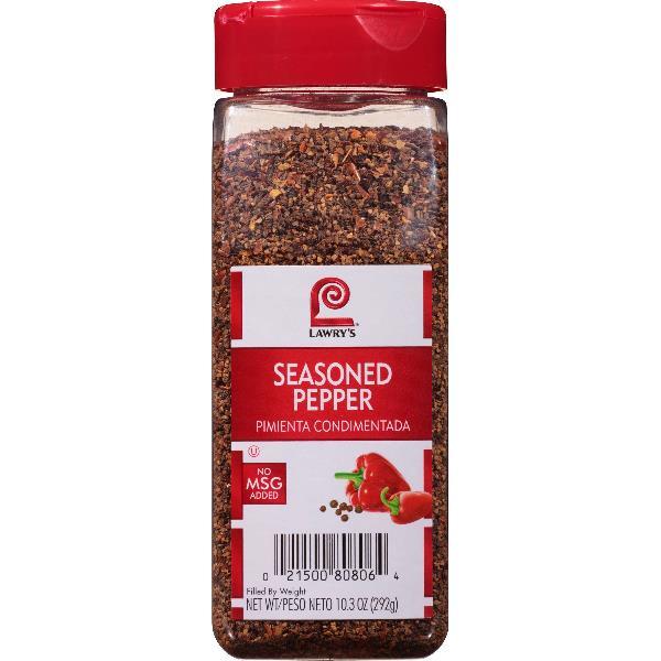 Lawry's Seasoned Pepper 10.3 Ounce Size - 6 Per Case.