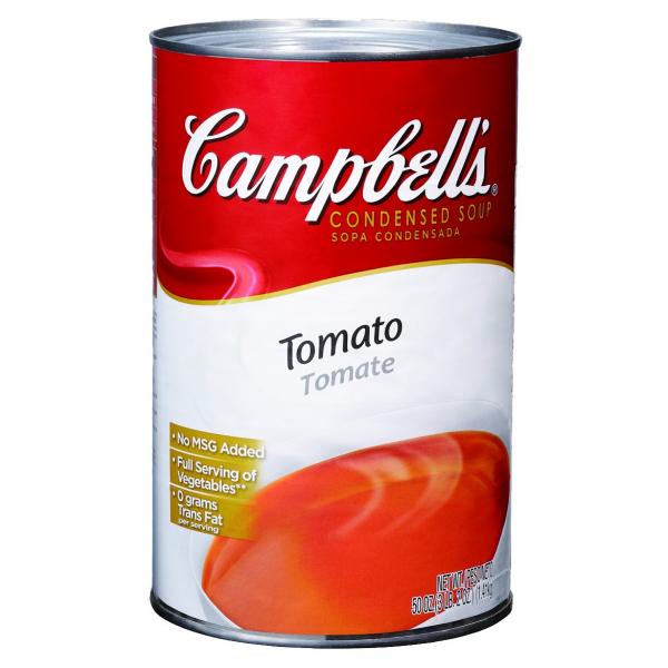 Campbell's Soup Tomato Condensed 50 Ounce Size - 12 Per Case.