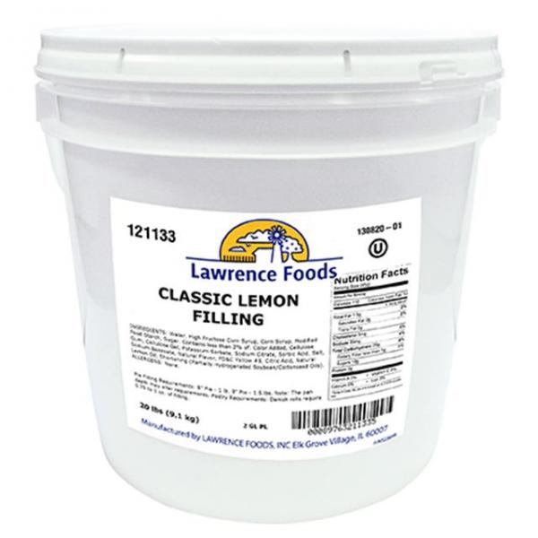 Lawrence Foods Filling Lemon 1-20 Pound Kosher 1-20 Pound