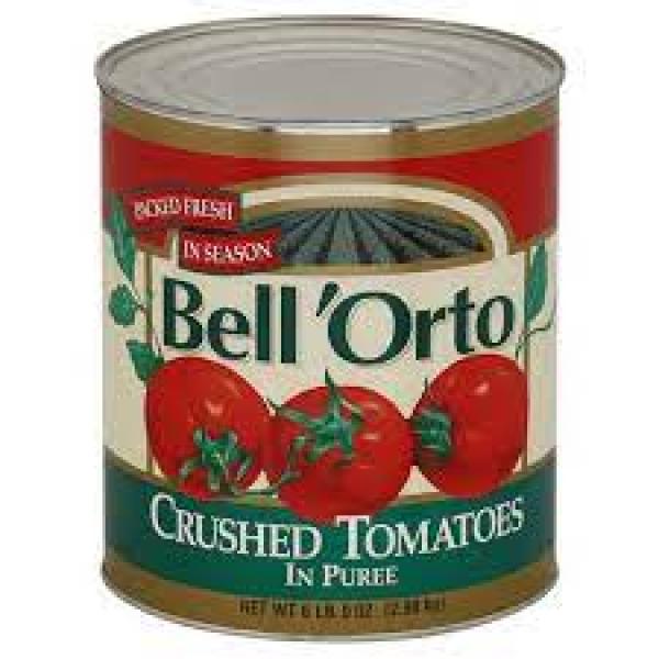 BELL ORTO Crushed Tomato in Puree 105 Ounce Can 6 Per Case