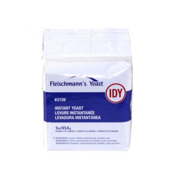 Yeast Fleischmann Dry Instant Vacuum 1 Pound Each - 20 Per Case.