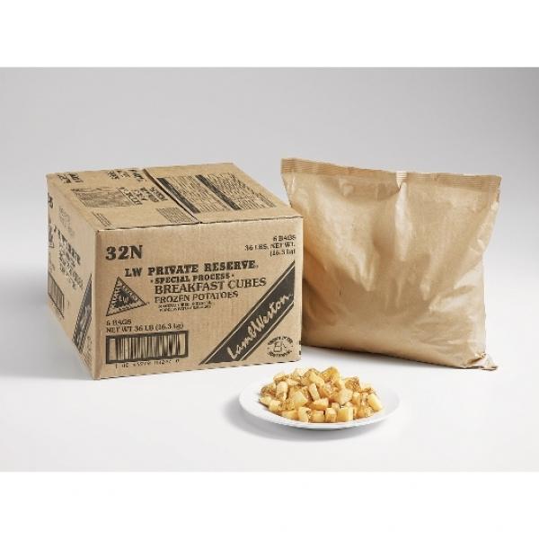 Lw Private Reserve® Breakfast Cubesfrozen Potatoes 6 Pound Each - 6 Per Case.
