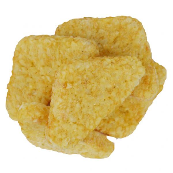 Triangle Hash Brown Patties 5 Pound Each - 6 Per Case.