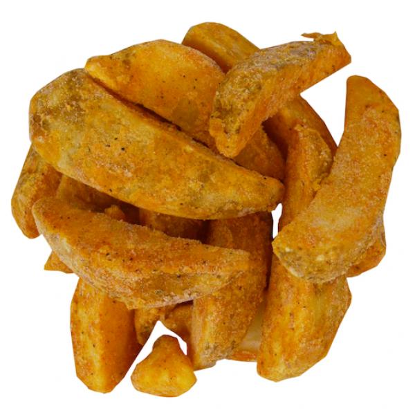 Super Wedge Cut Original Recipe Frozen Potatoes 5 Pound Each - 6 Per Case.