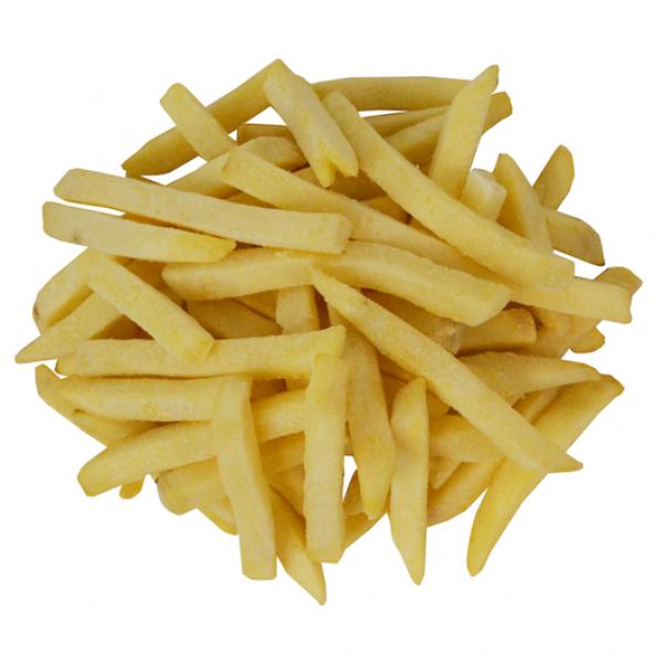 8" Regular Cut Frozen French Fried Potatoes 5 Pound Each - 6 Per Case.