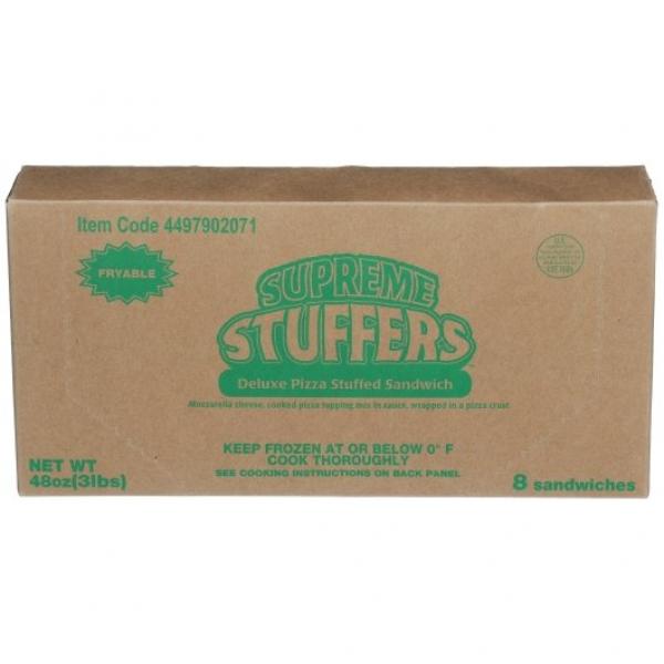 Supreme Stuffers Sausage Pizza Stuffer 48 Ounce Size - 6 Per Case.